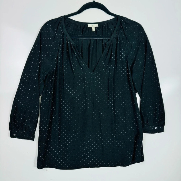 REVOLVE JOIE Silk Balisa Popover Polka Dot Blouse Size XS - Picture 3 of 9